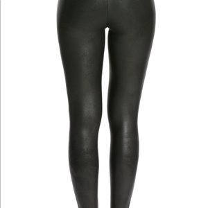 Spanx faux leather leggings xs petite